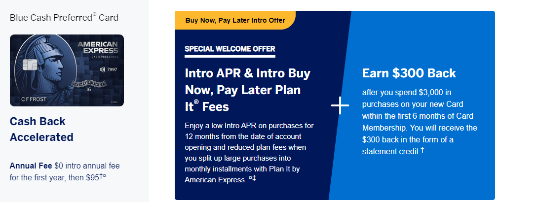 Blue Cash Preferred Card from American Express (BCP) 信用卡简介